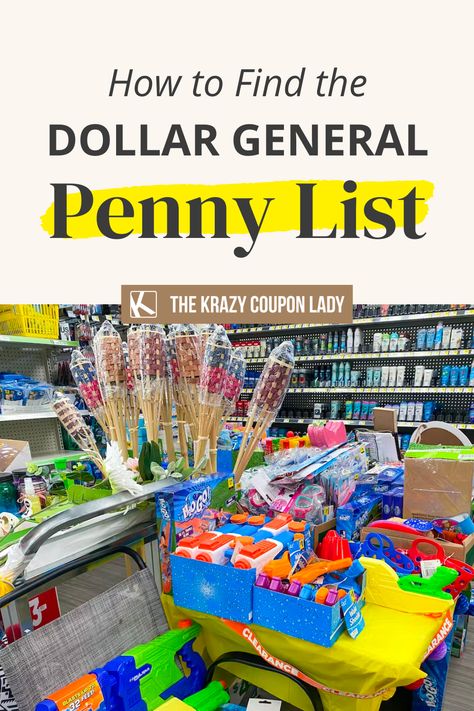 Penny Shopping At Dollar General, Penny List Dollar General, Dollar General Hacks, Dollar General Penny Items 2023, Dollar General Meals, Dollar General Penny Items, Hobby Lobby Sale Schedule, Dollar General Couponing, Dollar General Store