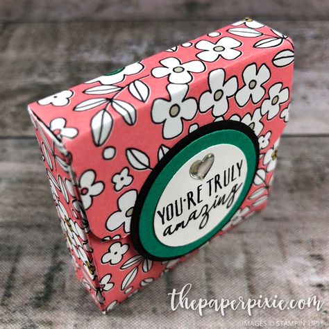 Explosion Treat Holder for Ghirardelli Squares - The Paper Pixie Ghiradelli Treat Holder, Explosion Tutorial, Homemade Gift Boxes, The Paper Pixie, Paper Pixie, Handmade Gifts For Boyfriend, Chocolate Boxes, Gift Holders, Custom Chocolate