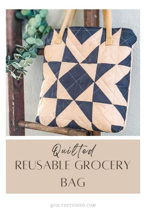 Bags | Sewing 4 Free Diy Quilt Bags And Totes, Quilted Grocery Bags, Small Beginner Quilting Projects, Beginner Modern Quilt Patterns, Quilt Gifts Ideas, Diy Quilted Bag, Quilted Tote Bags Tutorial, Quilted Tote Bags Patterns, Diy Reusable Grocery Bags