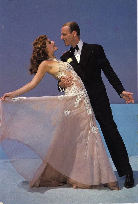 Ballroom Dancing Photography, Movie Postcard, Ballroom Dance Photography, Dancing Photography, Classic Movie Stars, Ballroom Dancing, Fred Astaire, Rita Hayworth, Old Hollywood Glamour