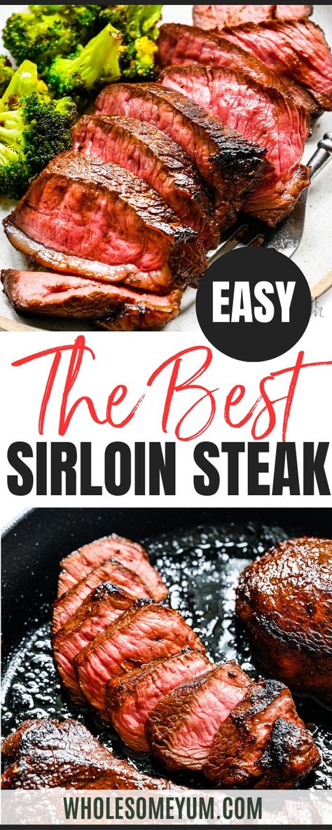 Cook Sirloin Steak, Top Sirloin Steak Recipe, Sirloin Steak Recipe, Cow Recipes, Glucose Goddess, Sirloin Steak Recipes, Cooking Beef, Top Sirloin, Carnivore Recipes