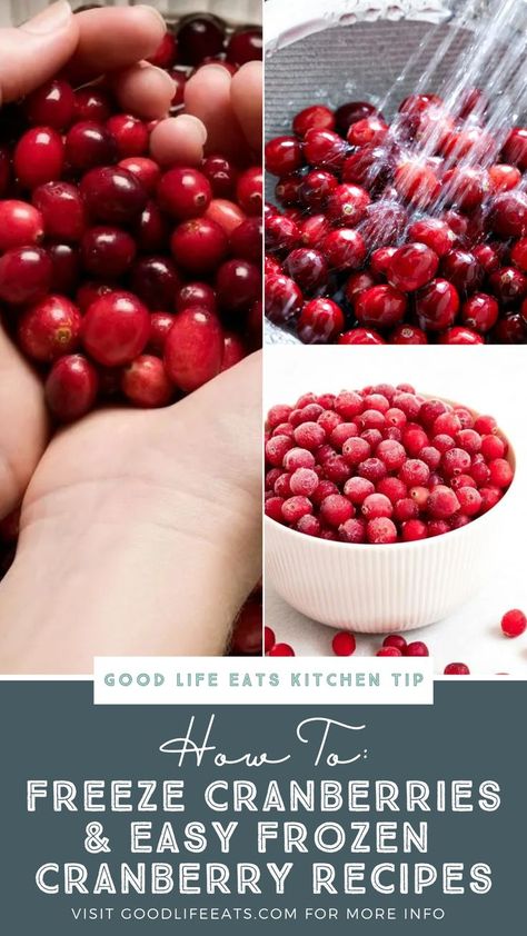 What To Do With Frozen Cranberries, How To Freeze Cranberries, Frozen Cranberries For Drinks, Frozen Cranberries Recipes, Frozen Sugared Cranberries, Freezing Cranberries, Frozen Cranberry Recipes, Fresh Cranberry Muffins, Cranberry Oatmeal Muffins