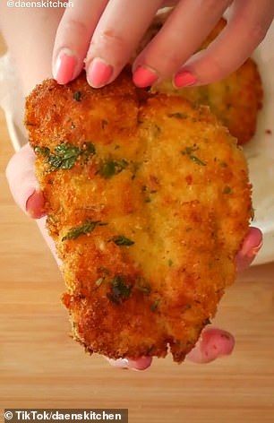 Crispy Crumbed Chicken, Chicken Chausser Recipe, Chicken Crumbed Recipes, Crumbed Chicken Recipes, Secret Family Recipes, Crumb Chicken Recipes, Chicken Christopher Recipe, Crusty Chicken, Crumbed Chicken