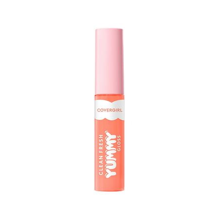 COVERGIRL Clean Fresh Yummy Lip Gloss, 250 Peach Out, 0.33 fl oz, DELICIOUSLY HYDRATING: Yummy formula, infused with Hyaluronic Acid and naturally-derived Antioxidants, for instant hydration, supple and healthy-looking lips. GLASSY SHINE: Glossy, natural shine and sheer color without the sticky feel. YUMMY FORMULA: Infused with delicious flavors and scents (Berry, Coconut or Pineapple). CUSHIONY FEEL: Plush applicator scoops up just the right amount of gloss. CLEAN, VEGAN & GLUTEN-FREE: Formulat Yummy Lip Gloss, Covergirl Outlast Lipstain, Clean Fresh Yummy Gloss, Yummy Gloss, Covergirl Clean Fresh, Peach Lip Gloss, Minimalist Makeup, Sheer Shades, Juicy Lips