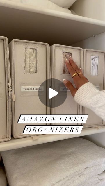 Jen Adams on Instagram: "Comment “SEND” to shop! Amazon fav!!😍 Linen organizer in stock TODAY! For those that comment “SEND” check your DM as you will automatically get links sent to you! If they don’t send (IG can have a lot of glitches!🙈) you can tap the link in my bio to shop!🥰 These totally transform the linen closet into a library of easy to find, organized sheets and all!! LOVE!!!😍😍😍 And love all of youuuu!!! Hope your week is amazing!! YOU are amazing!!! Xo!!✨#homeorganization #organization #amazonhomefinds 

PS. If the link doesn’t load, you can update your LTK App & it will work!!💕💕

https://liketk.it/4i6U1?product=9c25f99b-4d14-11ee-a488-0242ac110003" Linen Closet Ideas, Linen Closet Organization Ideas, Storage Products, Linen Closet Organization, Storage Closet Organization, Home Organization Hacks, House Remodel, Linen Closet, You Are Amazing