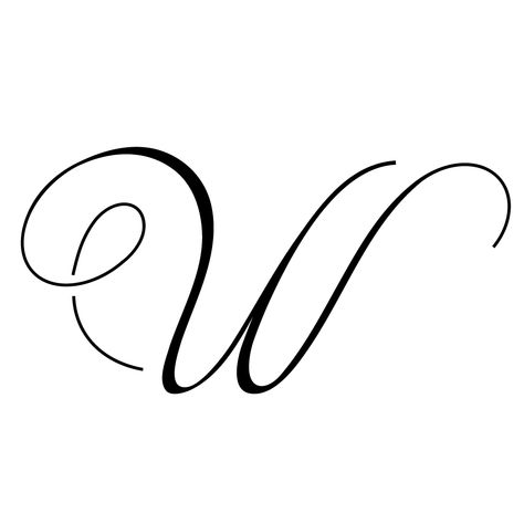 Letter W Calligraphy, Cursive Bubble Letters, W Font, W Calligraphy, Fancy W, Monoline Logo, W Monogram, Wedding Women, Letter W