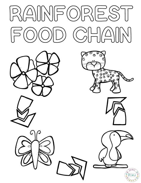 Rainforest Coloring Pages For KidsIf you’re looking for some super cute rainforest coloring pages then look no further. These rainforest themed coloring pages are a fantastic resource for kids and a great way to teach little ones about the food chain. Whether you’re looking for a toucan coloring page, flowers or a butterfly, there are some lovely worksheets here which the children will love. These preschool worksheets allow for letter tracing practice along with coloring and the developing o Rainforest Coloring Pages, Rainforest Food Chain, Rainforest Crafts, Rainforest Theme, Letter Worksheets For Preschool, Tracing Practice, Mickey Mouse Coloring Pages, Flag Coloring Pages, Preschool Coloring Pages