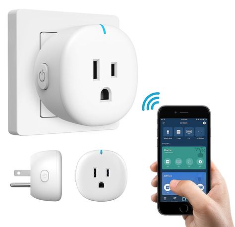 MoKo WiFi Smart Plug Mini WiFi Outlet Mini Socket Compatible with Alexa Echo… >>> Click image for more details. (This is an affiliate link) Home Appliances Sale, Home Appliance Store, Appliance Repair Service, Alexa Echo, Life App, Appliance Packages, Smart Home Automation, Smart Plug, Smart Life