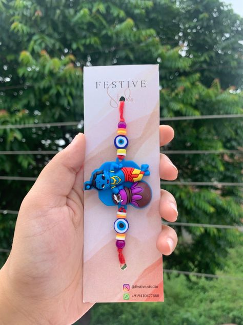 For bookings and details, DM us! Find us on Instagram- @festive.studio Shipping Worldwide For bulk orders, resellers welcome WhatsApp - +919410477888 #rakhi #rakshabandhan #kidseakhi #festivecollection #indianfestival #india #festive #handmaderakhi #handmade #unicornparty #bracelet #kidsfashion Krishna Rakhi, Handmade Rakhi, Raksha Bandhan, Indian Festivals, Unicorn Party, Kids' Fashion, Krishna, India, Bracelet