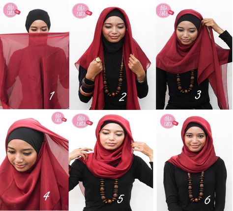 Simple Fashion Outfits Minimal Style, Hijab Paris, How To Wear Hijab, Hijab Ideas, Fesyen Islam, Tutorial Hijab Pashmina, Simple Hijab Tutorial, Hijab Simple, Simple Hijab