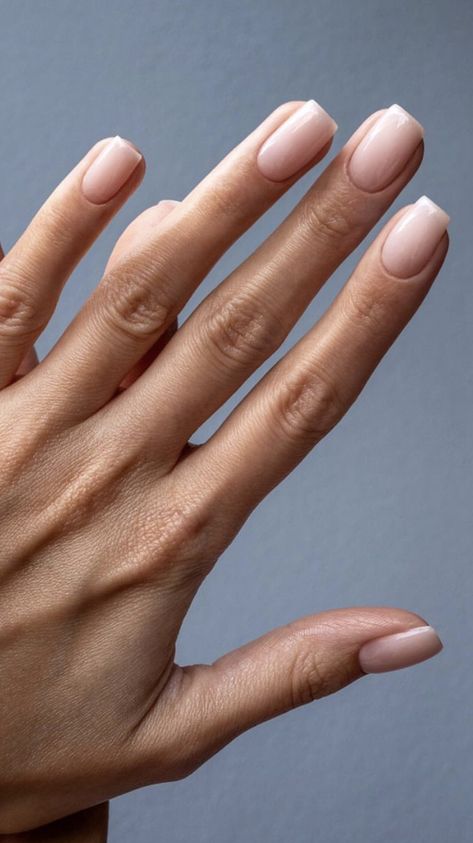 Nails Acrylic Natural Classy Simple, Old Fashion Nails, Skin Colour Nails, Natural Clean Nails, Clean Natural Nails, Plain Manicure, Natural Nude Nails, Old Objects, Bare Nails