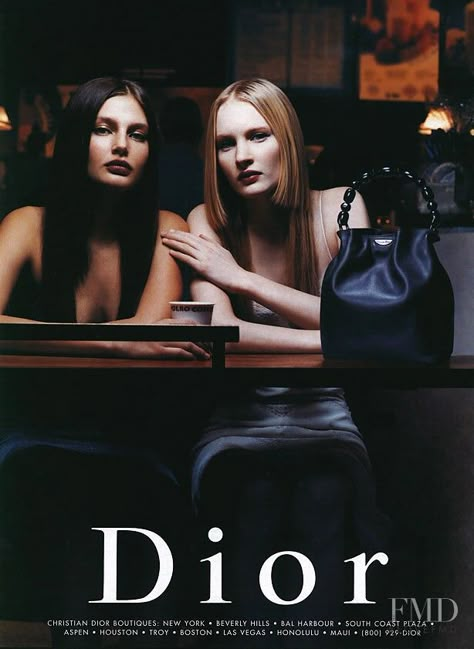 Photo feat. Bridget Hall - Christian Dior - Spring/Summer 1999 Ready-to-Wear - Fashion Advertisement | Brands | The FMD #lovefmd Bridget Hall, Dior Boutique, Patrick Demarchelier, 90s Models, Fashion Photography Inspiration, Model Aesthetic, Fashion Advertising, Moda Vintage, Model Life