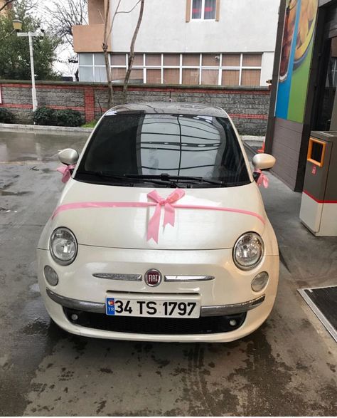 Pink Fiat 500, Fiat 500 Aesthetic, Fiat 500 Pink, Fiat 500 White, 500 Fiat, Fiat 500 Car, Fiat 500 Lounge, New Fiat, Volkswagen Beetle Convertible