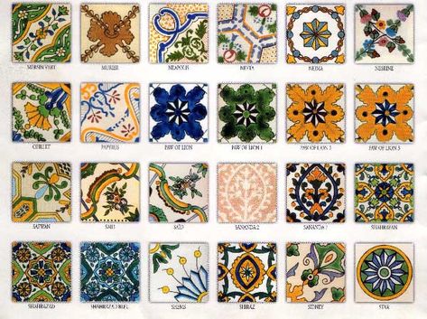 beautiful-Tunisian mosaics Ceramics Tile, Pottery Designs, Arts And Crafts Movement, Dream House Decor, Tunisia, Tile Patterns, Earthenware, Belle Photo, Mosaic Tiles