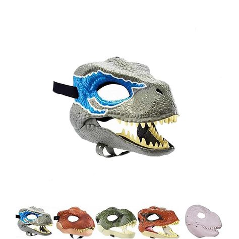 PRICES MAY VARY. 【Excellent material】：Our dog dinosaur mask is made of high-quality soft latex material, which is lightweight, non-toxic and safe to use. The durable mask is not easily deformed and can be used for a long time. Party masks enhance the holiday spirit and make a great Halloween gift for children, family members and pets, allowing them to be the center of the crowd. 【Dog Dinosaur Mask】：The dog dinosaur mask is inspired by the iconic dinosaurs from the movie. It features realistic sk Eyesore Art, Skull Dog Mask, Close Your Mouth, Dino Masks, Fursuit Tutorial, Dino Mask, Skull Dog, Dinosaur Mask, Textured Skin