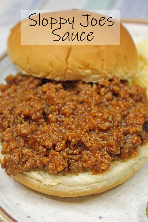 Sloppy Joes Joe Sandwich, Sloppy Joe Recipe Easy, Homemade Sloppy Joes, Fingerfood Party, Were Back, Sloppy Joes Recipe, Savory Dishes, Sloppy Joe, Sloppy Joes