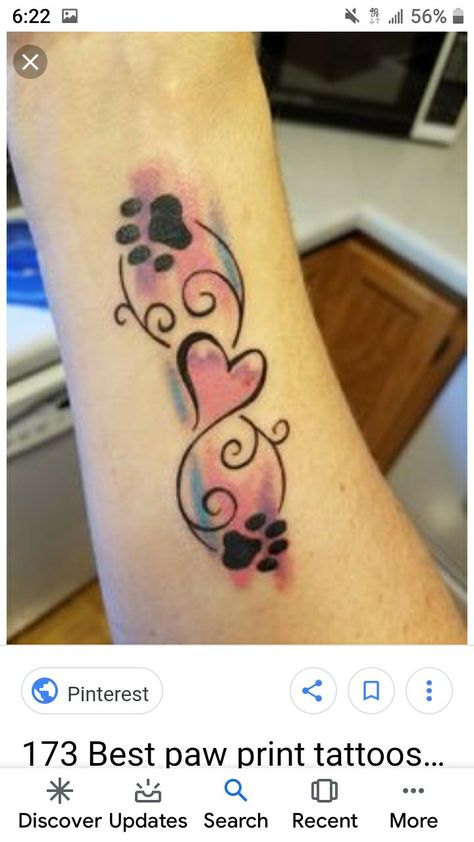 Pet Tattoos, Pawprint Tattoo, Memorial Tattoos, Wrist Tattoo, Sketches Simple, Losing A Pet, Animal Tattoos, Art Drawings Sketches Simple, Tattoo Idea