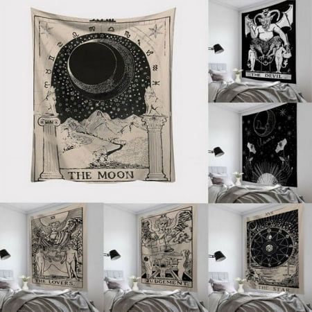 Fashion design,100% Brand New, high quality! Material: Polyester Color: As picture show Style: mythical Size: 95x73cm Please note that slight color difference should be acceptable due to the light and screen. What You Get: 1 x tapestry Size: 59 L   51 W (150 130cm).  Color: White. Tarot Card Tapestry, Mandala Tapestries Wall Hangings, Space Room, Mandala Tapestry, Tapestry Fabric, Above Bed, Room Size, Tapestry Wall, Hanging Tapestry