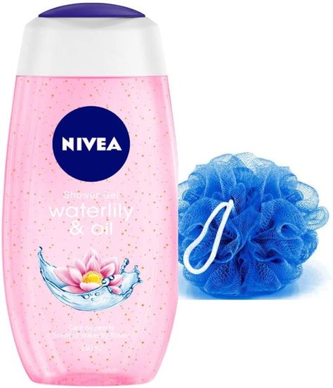 Amazon.com : NIVEA Waterlily & Oil Shower Gel, 250 ml with Free Loofah : Beauty & Personal Care Nivea Body Wash, The Best Body Wash, Body Wash For Men, How To Look Attractive, Best Body Wash, Dove Body Wash, Pear Body, Feminine Health, Men’s Fitness