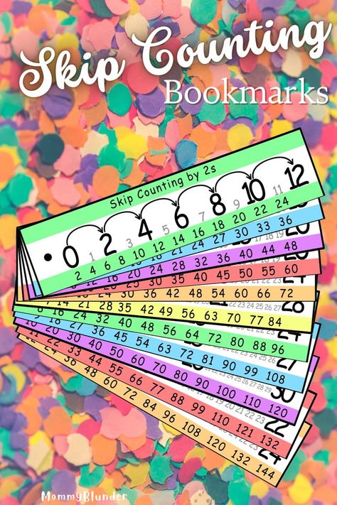 Counting In 5s Activities, Skip Counting Anchor Chart, Skip Counting Chart, Skip Counting By 3s Activities, Skip Counting Bookmarks, Teaching Skip Counting 2nd Grade, How To Teach Skip Counting, Skip Counting By 10's Activities, Skip Counting Worksheets