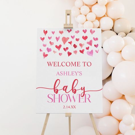 Heart Themed Bridal Shower Ideas, Bridal Shower February, Heart Bridal Shower Theme, Love Is In The Air Bridal Shower Theme, Valentine Bridal Shower Theme, Valentines Day Bridal Shower Theme, Red And Pink Bridal Shower Theme, Pink And Red Bridal Shower Ideas, Valentines Themed Bridal Shower Ideas