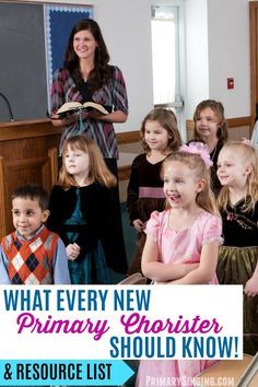 5 Things every new LDS Primary chorister / music leader should know - plus helpful resources for singing time ideas and lesson plans! #LDS #Primary #SingingTime #PrimaryChorister via @amomstake Lds Primary Chorister Ideas, Lds Primary Songs, Lds Music, Singing Time Ideas, Lds Primary Singing Time, Primary Presidency, Visiting Teaching Handouts, Lds Primary Lesson Helps, Primary Chorister