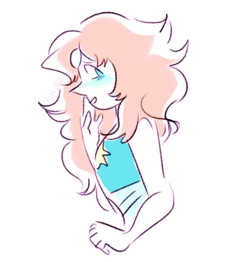 Pearl With Long Hair Steven Universe, Pearl Fanart, Pearl Su, Perla Steven Universe, Crystal Gems Steven Universe, Pearl Steven Universe, Pearl Steven, Steven Universe Drawing, Steven Universe Memes