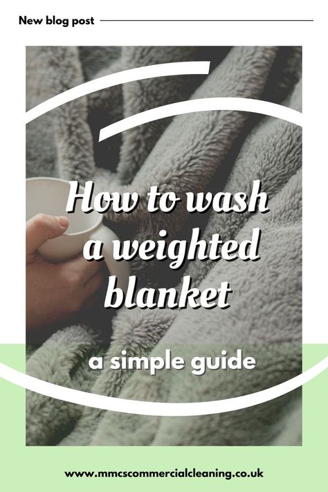 Learn how to wash a weighted blanket in a few simple steps with our simple guide. #HowtoWashAWeightedBlanket How To Clean Weighted Blanket, How To Wash A Weighted Blanket, Weighted Blanket Diy, Making A Weighted Blanket, Gravity Blanket, Weighted Blankets, Heavy Blanket, How Do You Clean, Thick Blanket