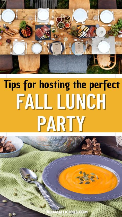 Fall Luncheons are provides the perfect opportunity to deliver a unique experience to your guests as the season offers a range of comforting food created with pumpkin, butternut squash, and apples. Whether hosting a small group of friends or entertaining your extended family, learning about the elements that create a memorable fall lunch party will help you prepare for the ultimate fall get-together. Fall lunch party ideas. Fall Ladies Luncheon Ideas, Lunch Party Ideas, Lunch Party Recipes, Butternut Squash And Apples, Pumpkin Butternut Squash, Recipes For Instant Pot, Fall Lunch, Instant Pot Air Fryer, Luncheon Menu