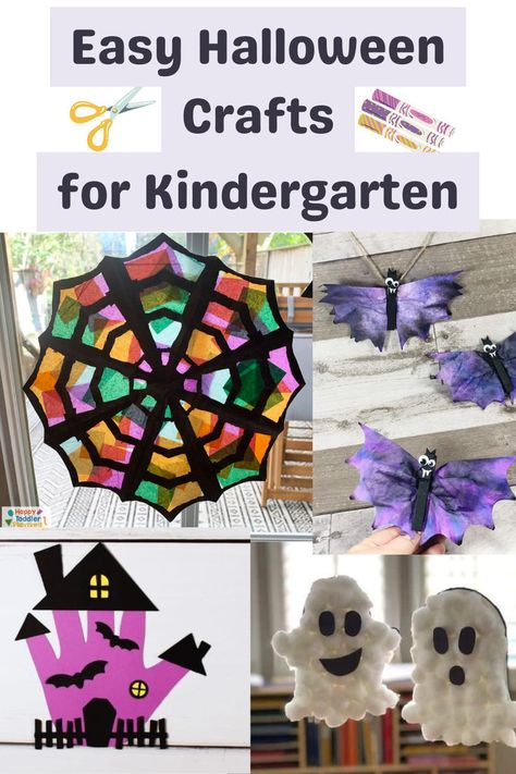 Get ready for Halloween with these easy crafts for kids and toddlers! Perfect for kindergarten, preschool, and homeschool activities. Simple and fun projects that will keep your little ones excited all season long. 🎃🖍️ #HalloweenCrafts #KidsCrafts #PreschoolFun #HomeschoolActivities Hanging Halloween Crafts Preschool, Halloween Craft For Kindergarten Party, 1st Grade Halloween Crafts Easy, Halloween Crafts For Kids Age 8, Kindergarten Halloween Crafts Easy, Easy Halloween Crafts For Kids Simple, Easy Preschool Halloween Crafts, Preschool Halloween Crafts Easy, Easy Halloween Crafts For Kids Classroom