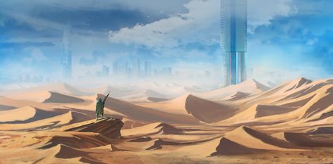 Post Apocalyptic  Desert, Pantelis Politakos on ArtStation at https://www.artstation.com/artwork/WPKW2 Post Apocalyptic Desert, Sandstone Architecture, Grim Dark, Post Apo, Writing Stuff, Desert Landscaping, Post Apocalyptic, Art Style, Abstract Artwork