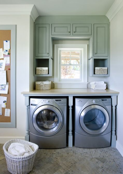 Day 70: Laundry Rooms! Laundry Room/mud Room, Stylish Laundry Room, Room Storage Diy, Basement Laundry Room, Basement Laundry, Laundry Room Remodel, Design Blogs, Small Laundry Rooms, Small Laundry Room