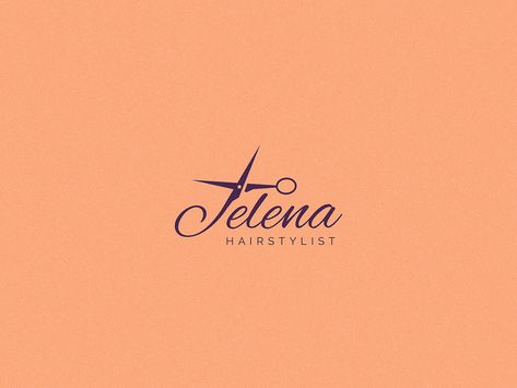 Hairstylist Logo Design, Logo Hair Stylist, Hairstylist Logo, Stylist Logo, Hair Stylist Logo, Logo Hair, Hair Logo, Personal Logo, Logo Ideas