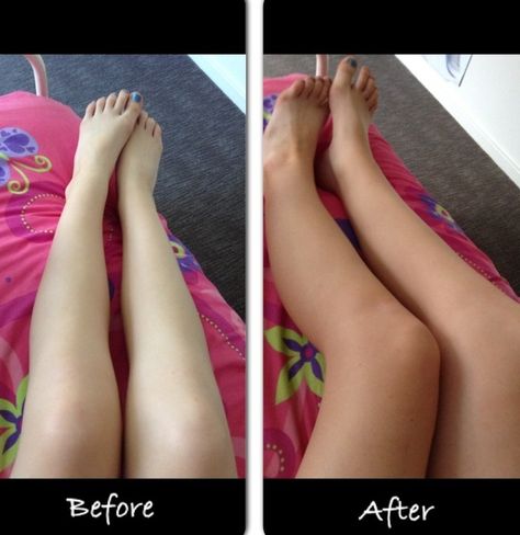 Diy Self Tanner, How To Tan, How To Tan Faster, Sunless Tanner, How To Get Tan, Tanning Tips, Light Girls, Tan Legs, Self Tanner