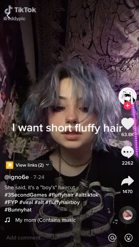 Quizzes For Fun, Dyed Hair Inspiration, Bunny Hat, Fluffy Hair, Boys Haircuts, Short Hair Cuts For Women, How To Make Hair, Dyed Hair, Hair Inspo