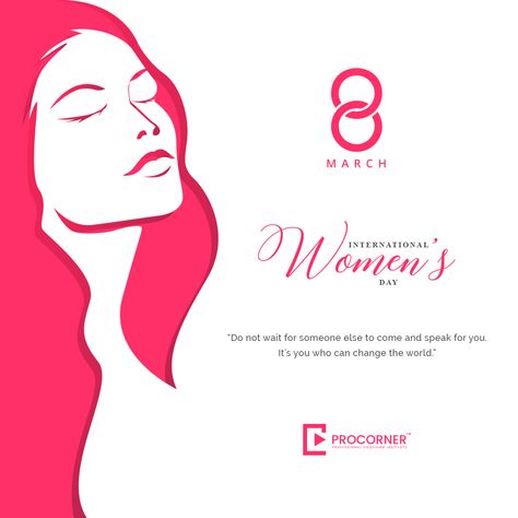 INternational women's day Professional Coaching, International Womens Day Poster, Women Day, Coaching Institute, Waiting For Someone, International Women's Day, International Day, Empowering Women, 8th Of March