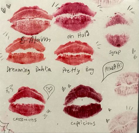 Lipstick Swatches Aesthetic, Lipstick Ciggerate, Smeared Lipstick Aesthetic, Knife Lipstick, Smudged Lipstick Aesthetic, Lipstick Engraving, Lip Stain Aesthetic, Lipstick Stain Aesthetic, Smudged Lipstick