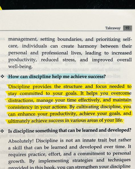 📍Self- discipline+ consistency+ breaking the barriers= unlock the door to your own success. ✨The book ‘No. 1 Rule to success is discipline’ will help you develop discipline in 10 small steps and cultivate a positive and growth mindset. The book will teach you empower yourself to make better decisions, have self control, develop resilience and unlock your true potential. ✨The book will help you how to maintain consistency by breaking your big goals into small and achievable tasks and stay m... Self Control Books, How To Have A Better Mindset, How To Have Self Control, How To Have Discipline, Books Summaries, Importance Of Discipline, Discipline Mindset, Book For Students, Book Notes