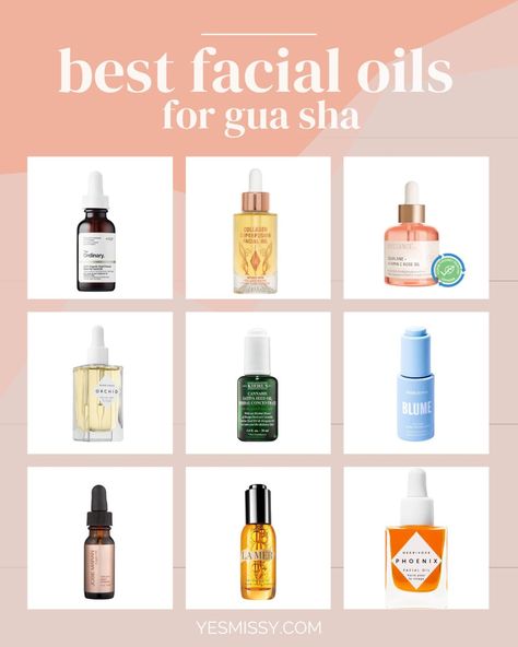 Best Facial Oils Anti Aging, Face Massage Oil Skin Care, Oils For Face Massage, Best Face Oils For Oily Skin, Best Oil For Face Massage, Gua Sha Oil For Oily Skin, Oil Massage For Face, Oil For Face Massage, Face Oil For Oily Skin