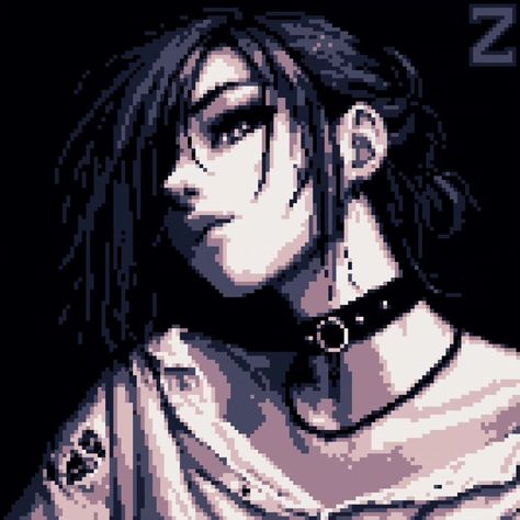 ⁰¹ #pixelart #pixel #art #girlart Pixel Shading, Pixel Art Reference, Detailed Pixel Art, Pixel Art Pfp, Pixel Art Portrait, Pixel Portrait, Pixelated Art, Pixel Character, Steam Profile