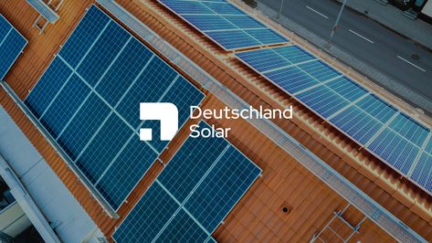 Deutschland Solar & Electric Branding Identity Design on Behance Solar Panel Logo, Electric Branding, Solar Logo, Branding Identity Design, Sun Solar, Solar Electric, Branding Logo Design, Branding Identity, Brand Identity Design