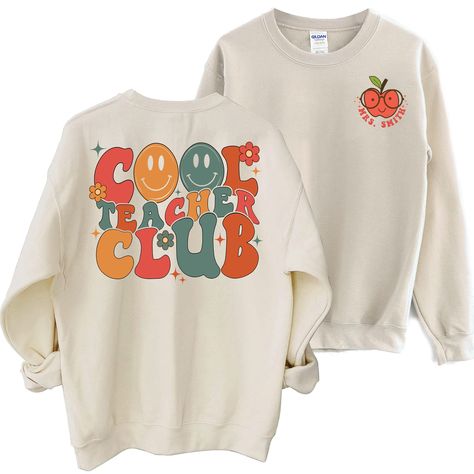 Jeans Amazon, Lightwash Jeans, Cool Moms Club, Cute Teacher Outfits, Aunt Sweatshirt, Aunt Birthday Gift, Grandma Sweater, Mom Sweater, Club Sweatshirts