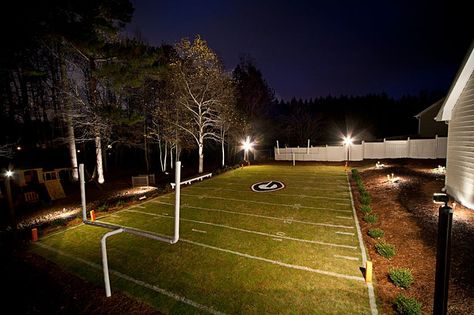 Custom Mini Field of Dreams Diy Halloween Ghosts, Garden Owl, Garden Obelisk, Old Mirrors, Georgia Football, Mini Footballs, Outdoor Room, Field Of Dreams, Flag Football