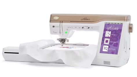 Baby Lock Altair Sewing & Embroidery Machine for Sale Babylock Embroidery Machine, Embroidery Machine Reviews, Baby Lock Sewing Machine, Best Embroidery Machine, Sewing And Embroidery, Sewing Machine Reviews, Embroidery Alphabet, Computerized Embroidery Machine, Computerized Embroidery