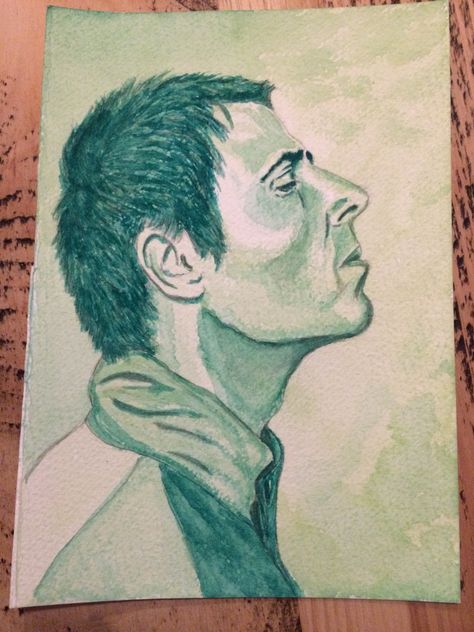 Liam Gallagher Painting, Liam Gallagher Drawing, Oasis Live Forever, Rocket Tattoo, Liam Gallagher Oasis, Liam And Noel, Art Painting Tools, Noel Gallagher, Liam Gallagher