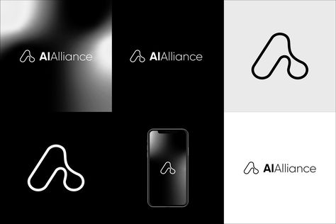 Design #369 by Kunai. | The AI Alliance: your opportunity to create a logo for the world’s best AI! New Logo Design, New Logo, Logo Design Contest, Contest Design, Create A Logo, A Logo, World's Best, Logo Design, ? Logo