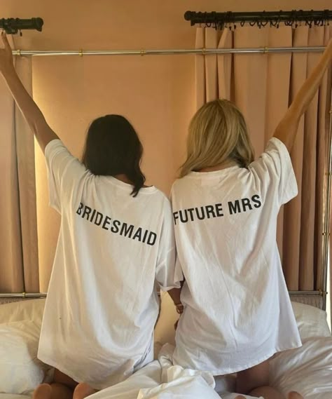 Bridesmaid Get Ready Outfit, Wifey Shirt, Bridesmaid Tshirts, Married Shirt, Wedding Shirt, Welding Technology, Bride Party, Bridesmaid Getting Ready, Bachelorette Shirt