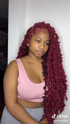 Twisted Hair, Butterfly Locs, Hair Twist, Faux Locs Hairstyles, Braids Hairstyles Pictures, Twist Styles, Dyed Natural Hair, Hair Braid Videos, Hair Twist Styles