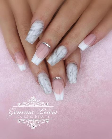 Nail Designs Trending Now, Nail Nail Designs, Marble Acrylic Nails, Nails Shapes, Marble Nail Designs, Marble Nail, Amazing Nails, Trendy Nail Art Designs, French Nail Designs