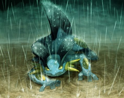 Swampert by ~Gscreen2 Pokémon Oras, Water Type Pokemon, Pokemon Starters, Wild Pokemon, Pokemon Special, Pokemon Images, Pokémon Master, Pokemon Memes, Pokemon Funny